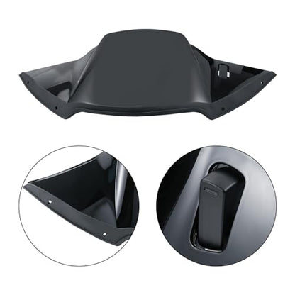 Vivid Black Fairing Air Duct, Air Duct Baffle and Actuator Assembly Kit Compatible with Harley Davidson Road Glide 2015-2023