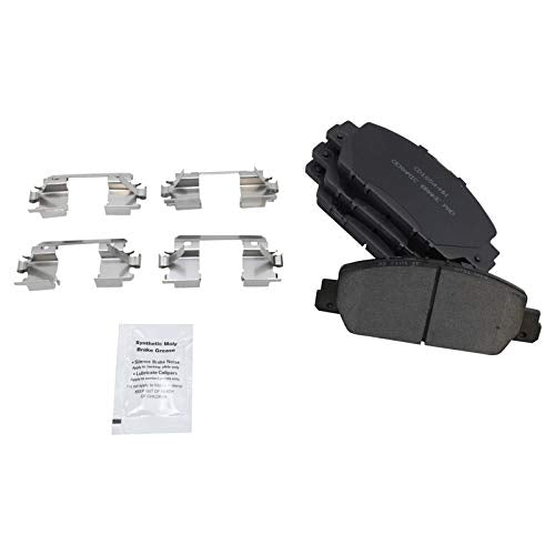 TRQ Front Ceramic Brake Pad & Rotor Kit - style: BKA11716