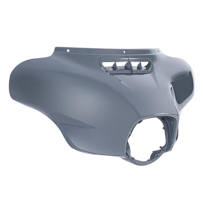 HR3 Gunship Gray Batwing Outer Fairing Body + Vent Trim Compatible with 2018 CVO Street Glide FLHXSE 2022 Street Glide ST FLHXST Special FLHXS Ultra Limited FLHTK - color: Gunship Gray