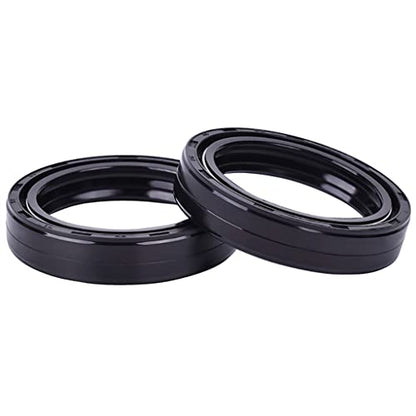 Front Fork Oil Dust Seals for Honda CRF150R 2007-2022 CR85R 2003-2007 CR80R 1996-2002 CRF230F 2003-2019 CBR300R 15-22 for Kawasaki Ninja 250R 2008-2012 Ninja 300 13-17 for Suzuki RM85 2002-2021