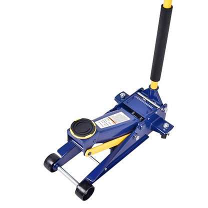 Floor Jack,Heavy Duty 3 Ton Floor Jack,Low Profile Hydraulic Jack, Steel Service Jack Quick Rise with Double Pump Quick Lift - style: 3 Ton Floor Jack