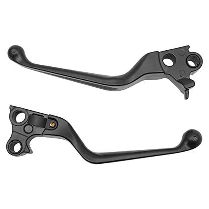 M MATI Black Brake Clutch Lever for Harley Davidson Sportster 883 1200 Softail Road King Dyna Electra Glide Street Bob Night Train Fat Boy - color: Black