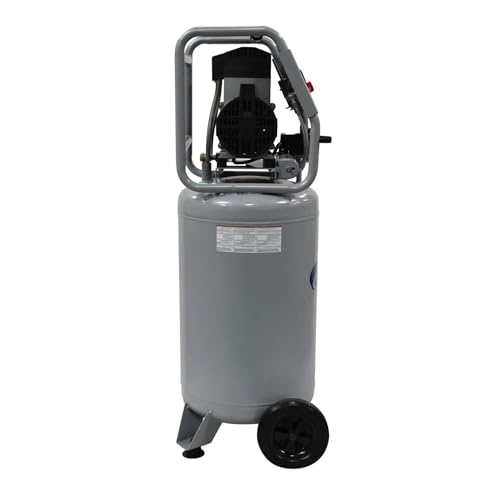 California Air Tools 20020 2.0 HP Ultra Quiet and Oil-Free Air Compressor with Wheels, 20 Gallon Tank Capacity, 70 dB Noise Level, Electric, Portable - style: Steel Tank, 110v