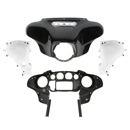 TCT-MOTORPARTS Batwing Inner Outer Fairing Speaker Cover Fit For Harley Electra Glide 2014-2024 - color: Inner Outer Fairing SET #2