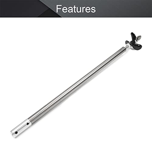 Fielect Drive Shaft w Propeller and Universal Joint for RC Boat, L250mm Shaft, L200mm Sleeve, D36mm Propeller, Fit for 3mm Motor Shaft - color: 3.00mm 25cm 20cm