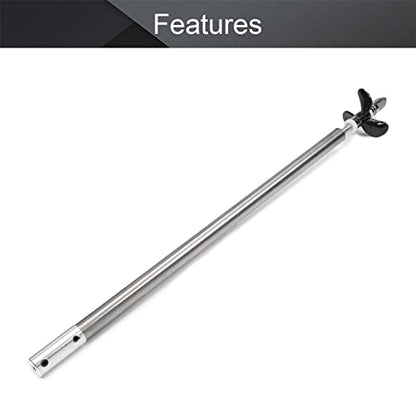 Fielect Drive Shaft w Propeller and Universal Joint for RC Boat, L250mm Shaft, L200mm Sleeve, D36mm Propeller, Fit for 3mm Motor Shaft - color: 3.00mm 25cm 20cm