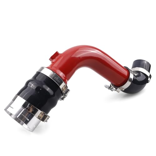 Turbo Intercooler Outlet Tube Cold Side Charge Pipe Compatible with 2017-2024 Ford Power Stroke 6.7L(Red) - color: Red