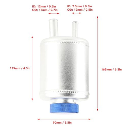 Power Steering Fluid Reservoir 2.0L, Aluminium, Leak Resistant, High Performance, Materials, for OpelPump