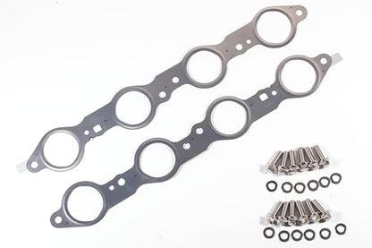 12617944 for Chevy Silverado 1500 2500 Sierra LS Exhaust Manifold Gasket&Bolts,LS header gasket LS1 LS2 LS3 LS6 LQ4 LQ9 Layer Steel GM Gasket Suburban 12558573 12600530 12620947 4.8 5.3 5.7 6.0 6.2 - color: 12617944 2PCS &Bolts