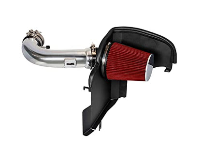 Cold Air Intake Kit w/Heat Shield for 11-14 Mustang 5.0L V8 (Red)