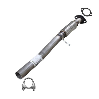 Exhaust Intermediate Flex Pipe Compatible for 2012-2017 Fiat 500 1.4L | Stainless Steel | Northeastern Exhaust | Free Gasket and Clamp Included | Automotive Replacement Part - color: Intermediate Flex Pipe