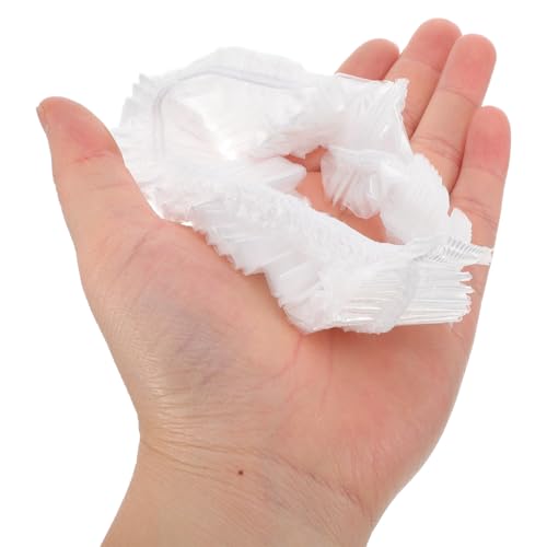 iplusmile 10Pack Clear Disposable Tire Covers with Elastic Band - Universal Plastic Wheel Protectors for RV, Truck, Trailer - Transparent Tire Rim Sleeves for Auto Painting, Maintenance & Storage