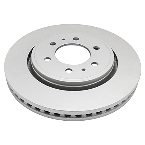 TRQ Front and Rear Brake Rotors Set Premium G-Coated - style: BKA14753