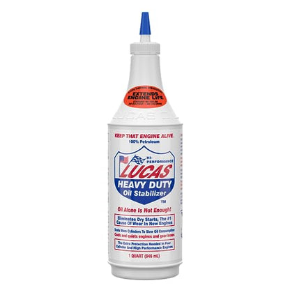 Lucas Oil 10001 Heavy Duty Oil Stabilizer - 1 Quart (Pack of 12) - size: 32 Ounce, (Pack of 12)