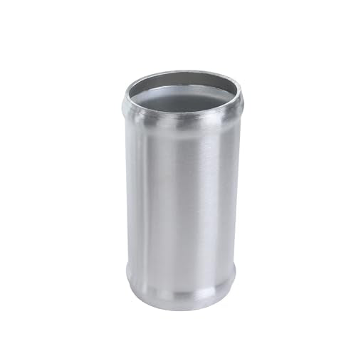 AC PERFORMANCE OD 2.25" Aluminum Tube Hose Joiner 2PCS with Clamps - size: 2.25" (57mm) - 2PCS