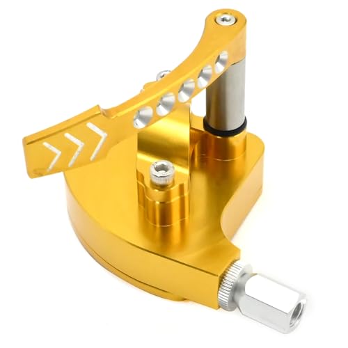 EATAKWARD Billet CNC Universal 7/8" ATV Throttle Lever Thumb Controller Thumb Throttle (Yellow) - color: Yellow