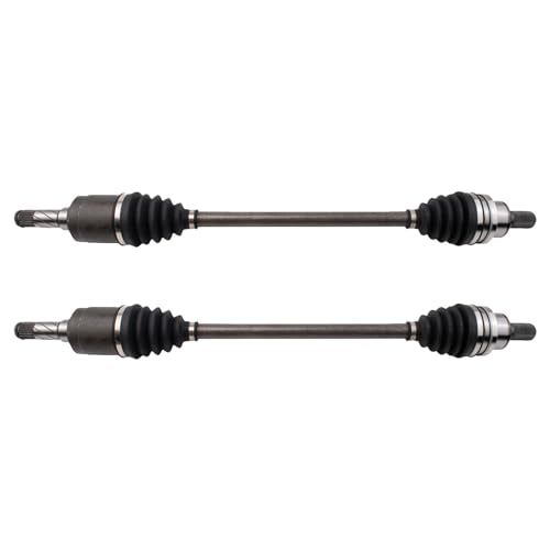TRQ Rear Left and Right CV Axle Assembly Set 2 Piece - style: CSA36031