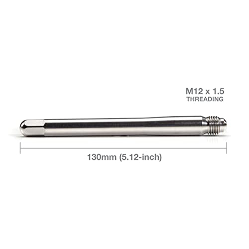 Steelman Wheel Alignment Pin, M12 x 1.5 Pilot Guide Lug Bolt Tool, Stainless Steel, for Vehicles with Lug Bolts, 130mm Length (61005) - size: M12x1.5