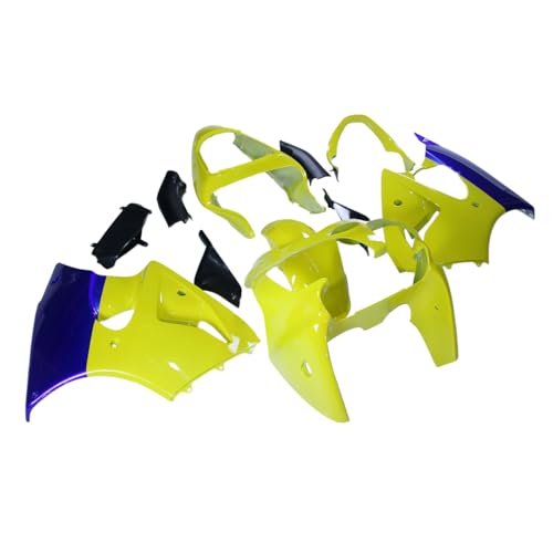 Yellow Blue Fairings Plastic for Kawasaki 2000 01 2002 ZX6R ZX600J Bodywork - color: Yellow Blue