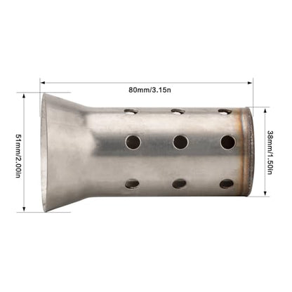 Universal Motorcycle DB Killer 51mm 2 Inch Exhaust Baffle - size: Style B