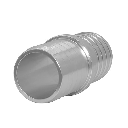 YSIL 1" Hose Barb Splice Coupler Radiator Repair Mend Fitting Adapter - size: 1" to 1"