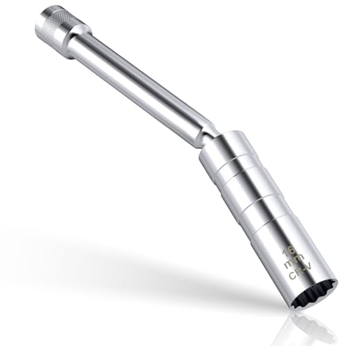 16mm Spark Plug Socket, Magnetic Spark Plug Socket for 5/8" Spark Plugs - color: 16mm x 5.9"