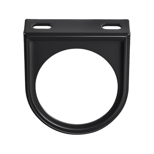 Single Gauge Mounting Panel, Gauge Bracket Holder, Dashboard Gauges Mounting Panel with Single Hole, Universal Metal Gauges Pillar Mount Pod Holder for Car, Truck, Boat and More (1PCS) - color: 1PCS