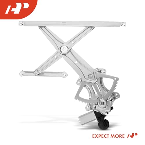 A-Premium Rear Driver Side Power Window Regulator with Motor (6-Pin)