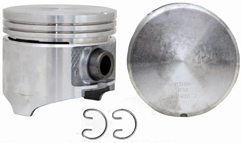 LowPricedAutoParts Set of 8 Flat Top Pistons for 85-03 Chrysler/Dodge/Ram/Jeep 5.2L/318 | .030 (.75mm Oversized) | 3.940in. Bore Diameter