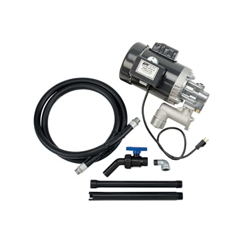 GPI - L5132 Heavy Duty Oil Transfer Pump for High Viscosity Fluids, 32 QPM/8 GPM, 115/230 Volt AC (142100-02) - style: 8 GPM, 115 Volt/230 AC