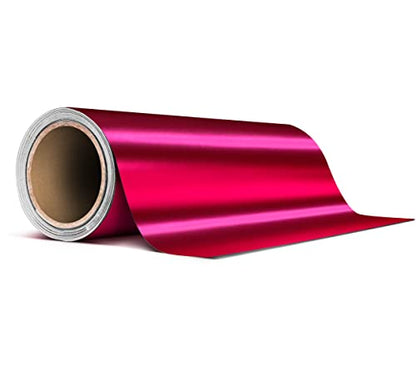 VViViD Satin Chrome Pink Air-Release Adhesive Vinyl Pinstripe Tape Roll (6 Inch x 20ft) - size: 6” x 20ft