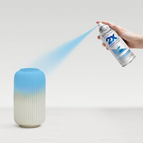 Rust-Oleum Painter's Touch 2X Ultra Cover Spray Paint, Gloss Spa Blue - color: Gloss Spa Blue, size: 12 Ounce (Pack of 1)