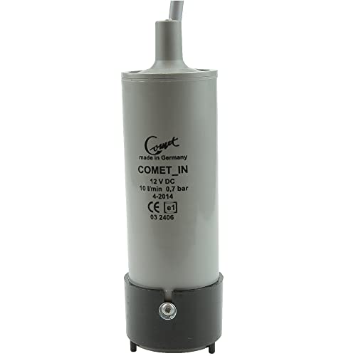 Submersible Water, Fuel and Diesel Transfer Pump 12V | Portable and small - Produces 2.69 GPM |Ideal solution for Barrel, Tank, Camper, Trailer, RV, Boat