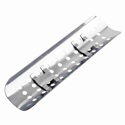 Exhaust Heat Shield, Motorcycle Heat Shield with 2 Stainless Steel Clamps for 50mm-70mm Pipe Diameter