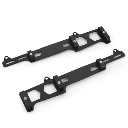141-638 Linear 2 in 1 Spark Plug Wire Loom Aluminum Alloy Construction with Black Finish For Small Block Chevy