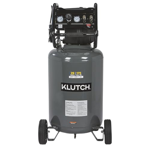 Klutch 29-Gallon Air Compressor, 2.5 HP, 120V, 175 PSI, 5.1 CFM at 90 PSI - size: 29 Gallon