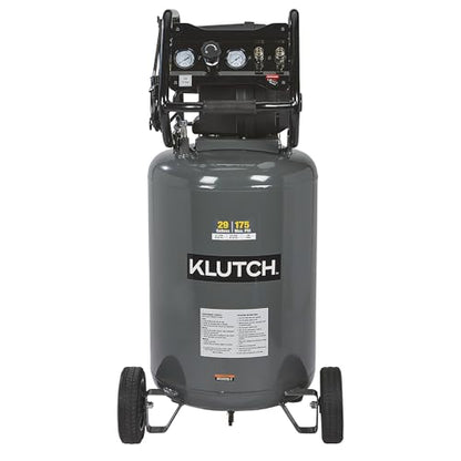 Klutch 29-Gallon Air Compressor, 2.5 HP, 120V, 175 PSI, 5.1 CFM at 90 PSI - size: 29 Gallon