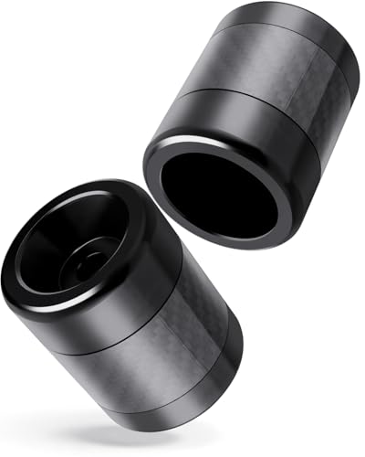 MoKitDora Motorcycle Frame Sliders Aluminum Alloy 3/8"-16 Thread for Harley 1.25" Saddlebag Guard Highway & Flat-out Crash Bar, Black - color: Black