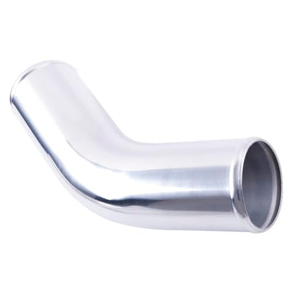 Aluminum Pipe Tube Intercooler Hose 45 Degree OD 63mm(2.5"), 6061 Aluminu Air Intake Tube, Length 11.8" (300mm), Thickness 2 mm - size: OD63(2.5"), style: 45 Degree
