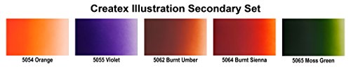 Createx Colors Createx Illustration Secondary Set, 1 oz. - style: Secondary 1oz. Set