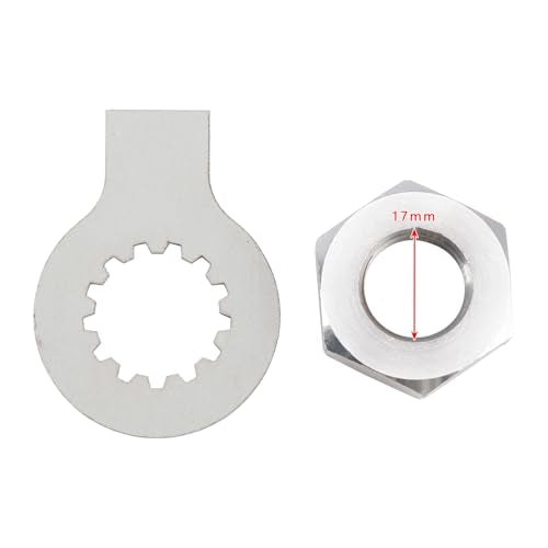Topteng Front Sprocket Nut Lock Washer Tab Kit for YAMAHA R6 1999-2006, YZF 600 THUNDERCAT 1995-2007, YZF 1000 THUNDERACE 1997, TDM 850 1993