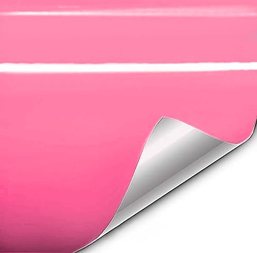 VViViD Gloss Vinyl Detailing Wrap Tape 2" x 20ft DIY Roll (Gloss Pink) - color: Gloss Pink