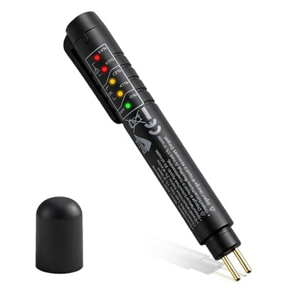 Brake Fluid Liquid Tester Pen, Auto Moisture Oil Diagnostic Testing Tool