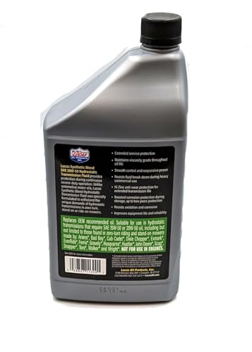 Lucas 5-Quarts SAE 20W-50 Synthetic Blend Hydrostatic Transmission Fluid