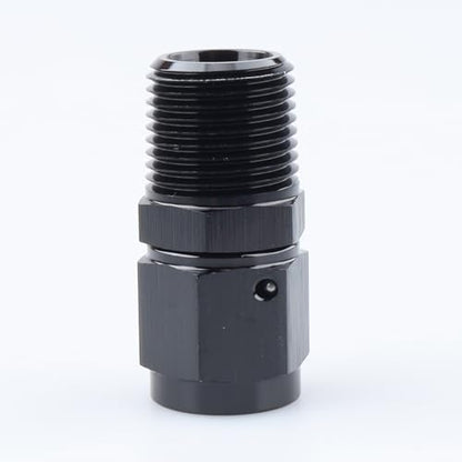 AC PERFORMANCE -6 AN Female to 3/8" NPT Male Swivel Fitting Aluminum Black - color: Black, size: 6AN to 3/8 NPT