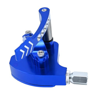EATAKWARD Universal Billet CNC 7/8 inch ATV Throttle Lever Thumb Controller Thumb Throttle Replacement for Yamaha Raptor 350 660 700 HD TRX 400EX Replacement for Suzuki LTR450 250 500 LTZ400 250 etc - color: Blue//