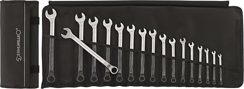 Stahlwille 96401005 14/17 Combination Spanner Set, Open-Box Long, 17 Piece Set, 6.0-22mm Range, High-Performance Quality, Chrome-Alloy-Steel, Made in Germany - style: 14/17