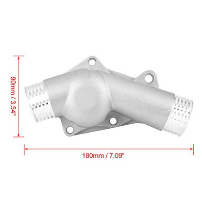 X AUTOHAUX 11531722531 Car Engine Coolant Thermostat Housing Assembly for BMW 320i 525i Z3 M3