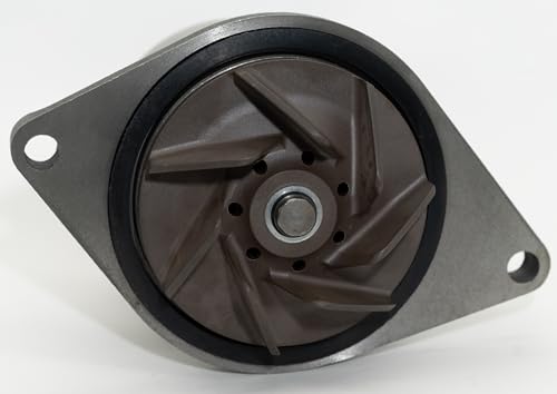 Direct Fit A77703 Water Pump for Case - Diesel Tractor - Coolant Pump with Pulley and Gasket (O-Ring) - Primed, Painted - Meets or Exceeds OEM Spec