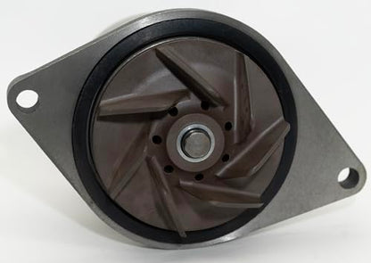 Direct Fit A77703 Water Pump for Case - Diesel Tractor - Coolant Pump with Pulley and Gasket (O-Ring) - Primed, Painted - Meets or Exceeds OEM Spec
